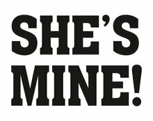 She&#039;s Mine! Schoen Stickers 2st