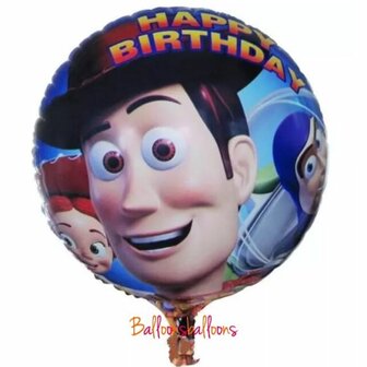 Toy Story &#039;Happy Birthday&#039; Folie Ballon 45cm