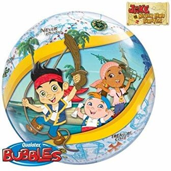 Jake en de Nooitgedacht Piraten Bubble Ballon 40cm