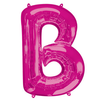 Fuchsia Letter &#039;B&#039; Folie Ballon 86cm