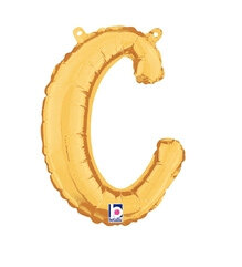 Goud Script Letter &#039;C&#039; Folie Ballon 36cm