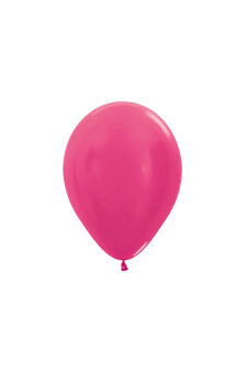 Sempertex Metallic Fuchsia Latex Ballonnen 12cm 50st Metallic Pearl Fuchsia