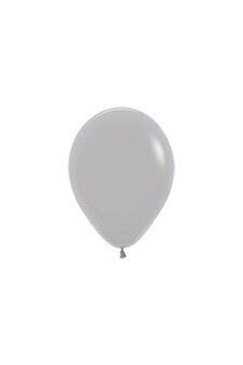 Sempertex Fashion Solid Grijs Latex Ballonnen 12cm 50st Grey