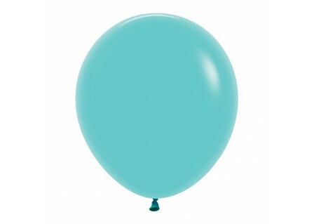 Sempertex Fashion Solid Aquamarine Latex Ballonnen 45cm 25st Aquamarina
