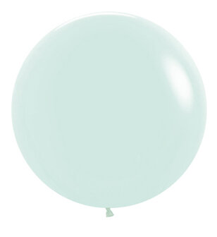 Sempertex Pastel Groen Latex Ballonnen 60cm 10st Pastel Matte Green