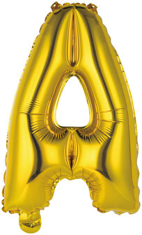 Goud Letter &#039;A&#039; Folie Ballon 40cm