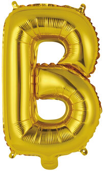 Goud Letter &#039;B&#039; Folie Ballon 40cm