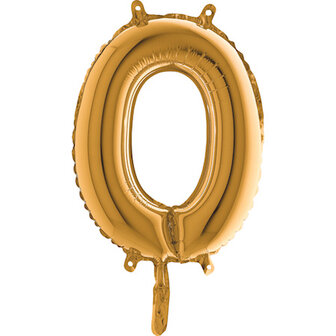 Grabo Goud Letter &#039;O&#039; Folie Ballon 35cm