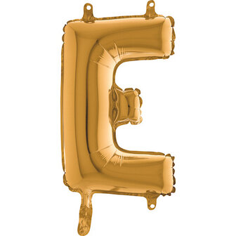 Grabo Goud Letter &#039;E&#039; Folie Ballon 35cm