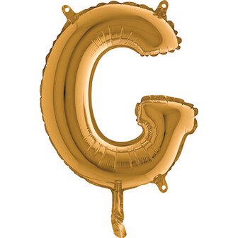 Grabo Goud Letter &#039;G&#039; Folie Ballon 35cm