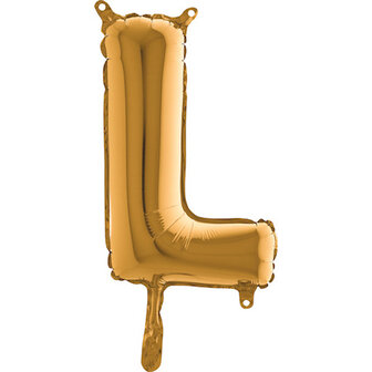 Grabo Goud Letter &#039;L&#039; Folie Ballon 35cm