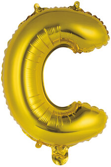 Riethmuller Goud Letter &#039;C&#039; Folie Ballon 35cm