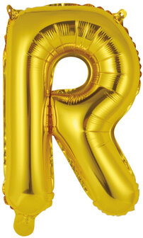 Riethmuller Goud Letter &#039;R&#039; Folie Ballon 35cm