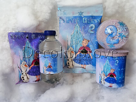 Traktatiepakket Gepersonaliseerd &quot;Frozen&quot; 6pers