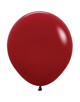 Sempertex Fashion Solid Keizerlijk Rood Latex Ballonnen 45cm 25st Imperial Red