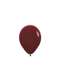 Sempertex Fashion Solid Wijnrood Latex Ballonnen 12cm 50st Merlot