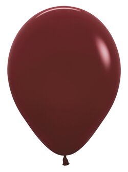 Sempertex Fashion Solid Wijnrood Latex Ballonnen 30cm 50st Merlot