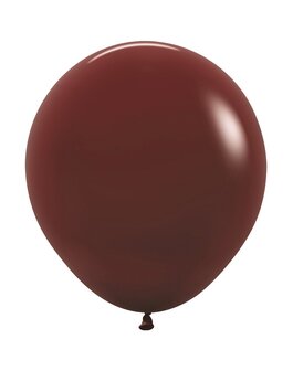 Sempertex Fashion Solid Wijnrood Latex Ballonnen 45cm 25st Merlot