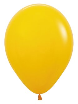 Sempertex Fashion Solid Honing Geel Latex Ballonnen 30cm 50st Honey Yellow