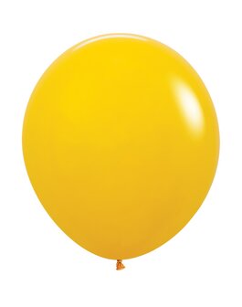 Sempertex Fashion Solid Honing Geel Latex Ballonnen 45cm 25st Honey Yellow