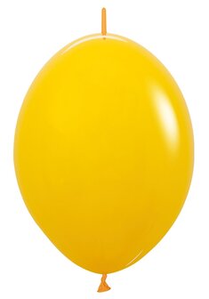 Sempertex Fashion Solid Honing Geel Link-O-Loon Latex Ballonnen 30cm 50st Honey Yellow