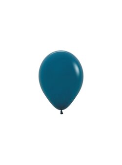 Sempertex Fashion Solid Diepzee BlauwGroen Latex Ballonnen 12cm 50st Deep Teal