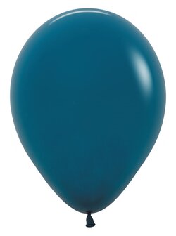 Sempertex Fashion Solid Diepzee BlauwGroen Latex Ballonnen 30cm 50st Deep Teal