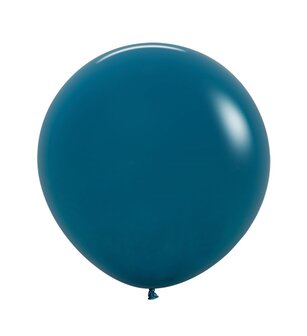 Sempertex Fashion Solid Diepzee BlauwGroen Latex Ballonnen 10st 60cm Deep Teal