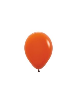 Sempertex Fashion Solid Zonsondergang Oranje Latex Ballonnen 12cm 50st Sunset Orange