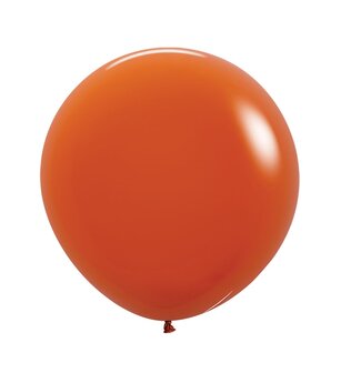 Sempertex Fashion Solid Zonsondergang Oranje Latex Ballonnen 10st 60cm Sunset Orange