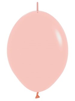 Sempertex Pastel Matte Meloen Link-O-Loon Latex Ballonnen 30cm 50st Pastel Matte Melon