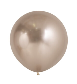 Sempertex Reflex Champagne Latex Ballonnen 60cm 3st Reflex Champagne