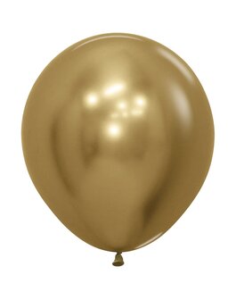 Sempertex Reflex Goud Latex Ballonnen 45cm 6st Reflex Gold