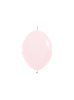 Sempertex Pastel Matte Roze Link-O-Loon Latex Ballonnen 15cm 50st Pastel Matte Pink