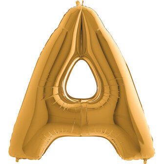 Grabo Goud Letter &#039;A&#039; Folie Ballon 66cm