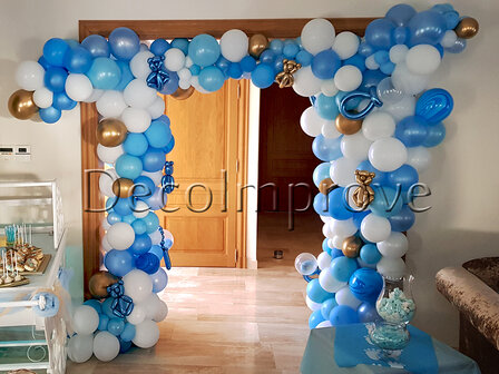 Ballonnenboog Wolkenbaby Blauw Organic 