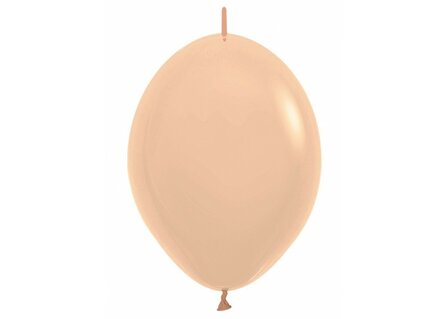 Sempertex Pastel Matte Malibu Perzik Link-O-Loon Latex Ballonnen 30cm 50st Pastel Matte Malibu Peach