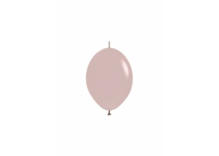 Sempertex Pastel Dusk Roze Link-O-Loon Latex Ballonnen 15cm 50st Pastel Dusk Rose