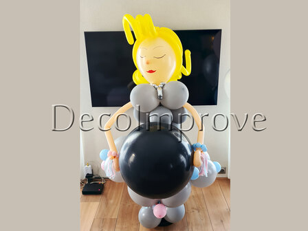 Gender Reveal Luxe Mama Blank Ballonnenpilaar Ballondecoratie