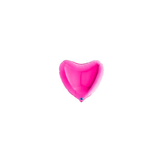 Grabo Magenta Hart Folie Ballon 10cm