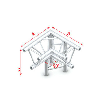 Milos Pro-30 Triangle G Truss - Corner down right - Apex Down Verhuur