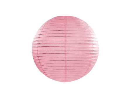 Roze Papieren Lampion 25cm Pink