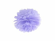 Licht Lila Pompom Decoratie 25cm Light Lilac