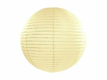 Creme Papieren Lampion 35cm Cream