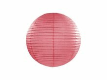 Koraal Roze Papieren Lampion 25cm Coral