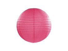 Fel Roze Papieren Lampion 25cm Hot Pink