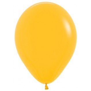 Sempertex Fashion Solid Donkergeel Latex Ballonnen 30cm 50st Goldenrod