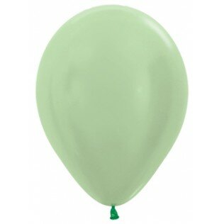 Sempertex Parelmoer Groen Latex Ballonnen 30cm 50st Satin Pearl Green