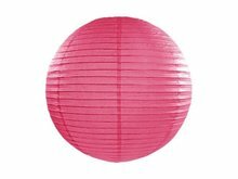 Fel Roze Papieren Lampion 35cm Hot Pink